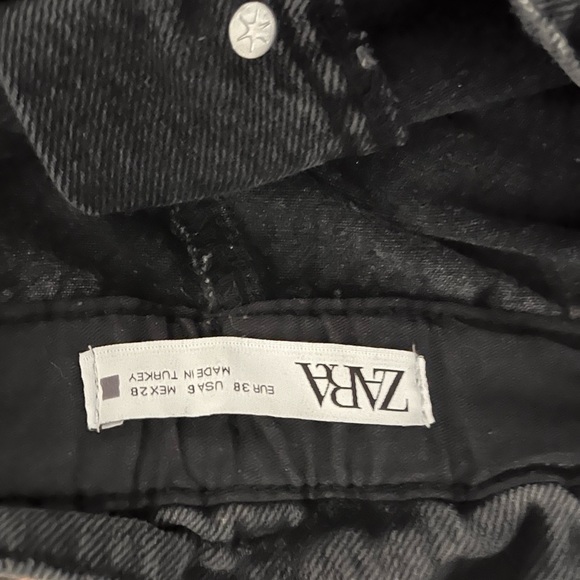 Zara Elastic Waistband Jeans Womens - Picture 2 of 5